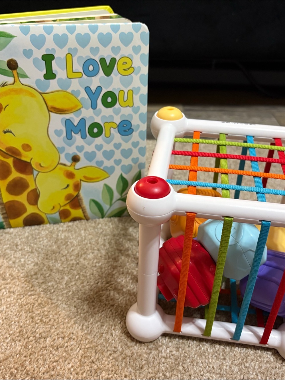 Colorful Baby Activity Cube Toy with free book